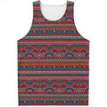 Tribal Ethnic Pattern Print Men's Tank Top