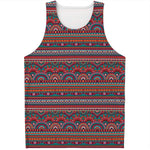 Tribal Ethnic Pattern Print Men's Tank Top