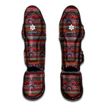 Tribal Ethnic Pattern Print Muay Thai Shin Guard
