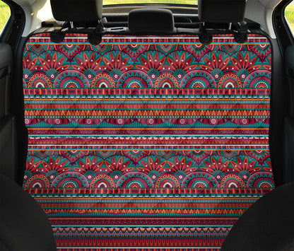 Tribal Ethnic Pattern Print Pet Car Back Seat Cover