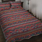 Tribal Ethnic Pattern Print Quilt Bed Set