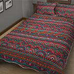 Tribal Ethnic Pattern Print Quilt Bed Set