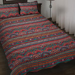 Tribal Ethnic Pattern Print Quilt Bed Set