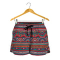 Tribal Ethnic Pattern Print Women's Shorts