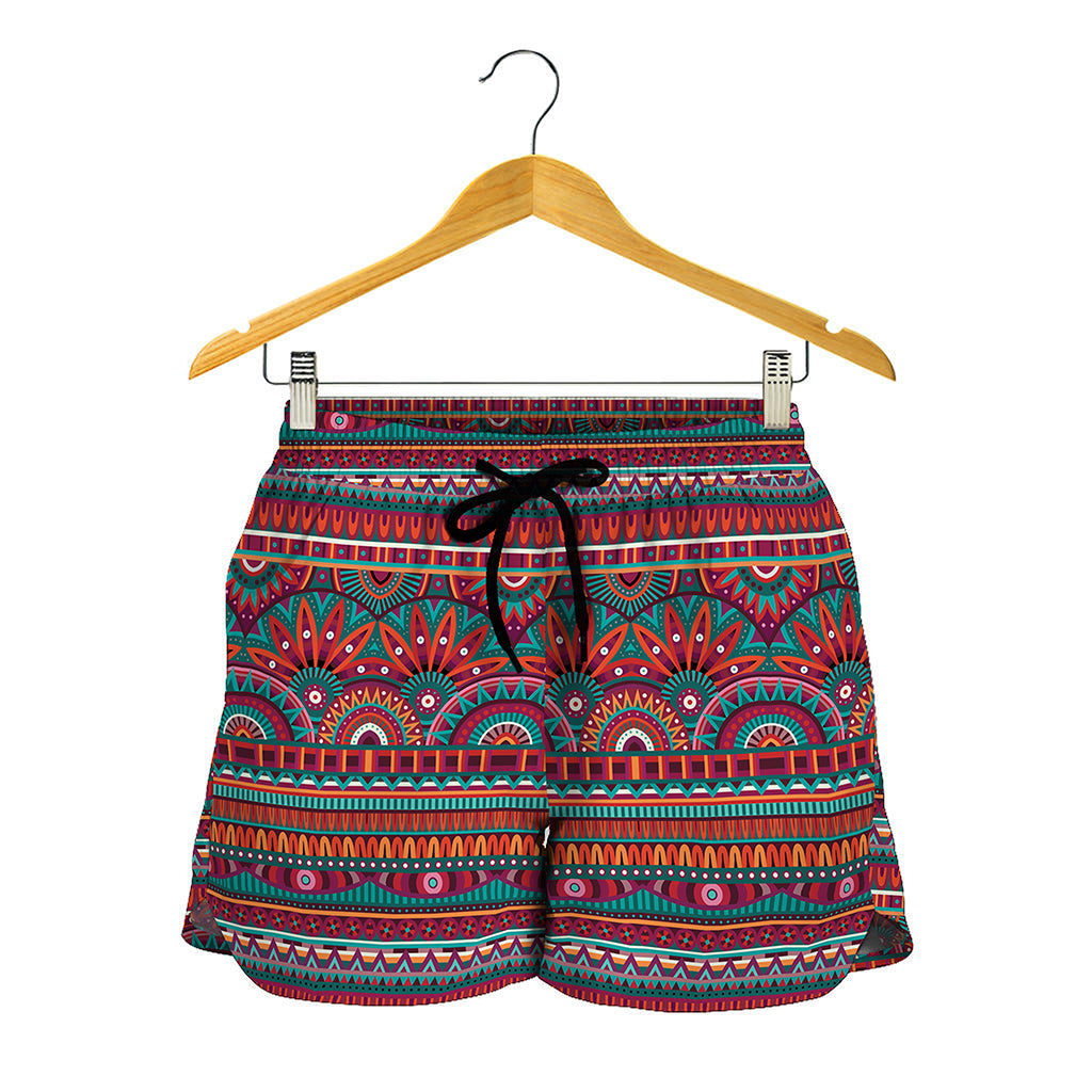 Tribal Ethnic Pattern Print Women's Shorts