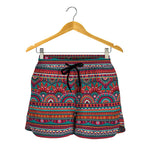 Tribal Ethnic Pattern Print Women's Shorts