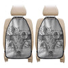 Tribal Indian Bull Skull Print Car Seat Organizers