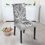 Tribal Indian Bull Skull Print Dining Chair Slipcover