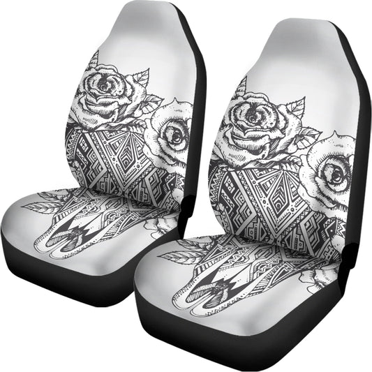 Tribal Indian Bull Skull Print Universal Fit Car Seat Covers