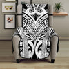 Tribal Maori Polynesian Tattoo Print Armchair Protector