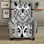 Tribal Maori Polynesian Tattoo Print Armchair Protector