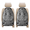 Tribal Maori Polynesian Tattoo Print Car Seat Organizers