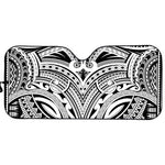 Tribal Maori Polynesian Tattoo Print Car Sun Shade