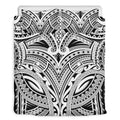 Tribal Maori Polynesian Tattoo Print Duvet Cover Bedding Set