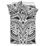 Tribal Maori Polynesian Tattoo Print Duvet Cover Bedding Set