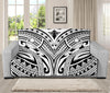 Tribal Maori Polynesian Tattoo Print Futon Protector