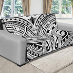 Tribal Maori Polynesian Tattoo Print Futon Protector