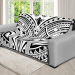 Tribal Maori Polynesian Tattoo Print Futon Protector