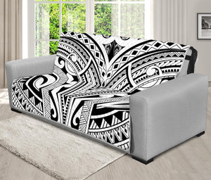 Tribal Maori Polynesian Tattoo Print Futon Protector