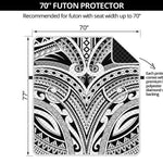 Tribal Maori Polynesian Tattoo Print Futon Protector