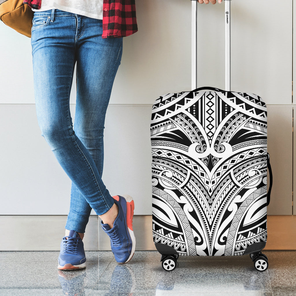 Tribal Maori Polynesian Tattoo Print Luggage Cover