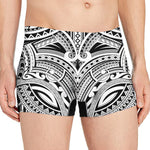 Tribal Maori Polynesian Tattoo Print Men's Boxer Briefs