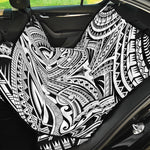 Tribal Maori Polynesian Tattoo Print Pet Car Back Seat Cover