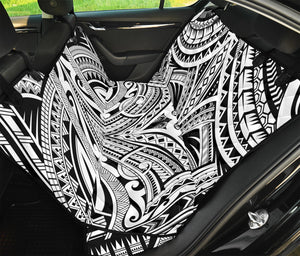 Tribal Maori Polynesian Tattoo Print Pet Car Back Seat Cover