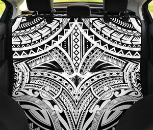 Tribal Maori Polynesian Tattoo Print Pet Car Back Seat Cover