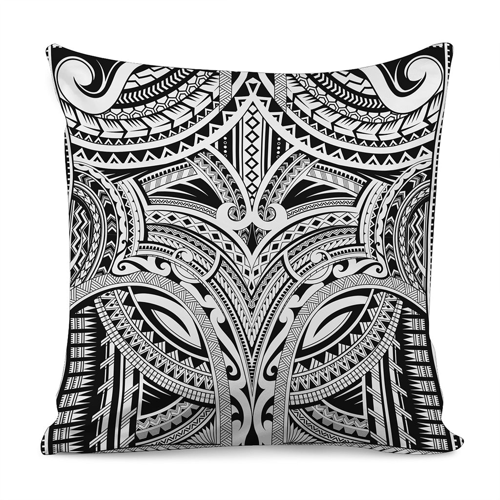 Tribal Maori Polynesian Tattoo Print Pillow Cover