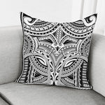 Tribal Maori Polynesian Tattoo Print Pillow Cover