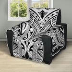 Tribal Maori Polynesian Tattoo Print Recliner Protector