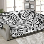 Tribal Maori Polynesian Tattoo Print Sofa Protector