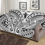 Tribal Maori Polynesian Tattoo Print Sofa Protector