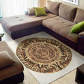 Tribal Maya Calendar Print Floor Mat