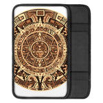 Tribal Maya Calendar Print Car Center Console Cover