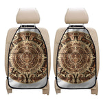 Tribal Maya Calendar Print Car Seat Organizers