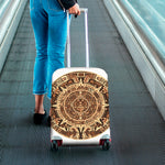 Tribal Maya Calendar Print Luggage Cover