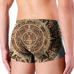 Tribal Maya Calendar Print Men's Boxer Briefs