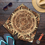 Tribal Maya Calendar Print Men's Shorts