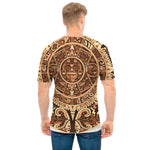 Tribal Maya Calendar Print Men's T-Shirt