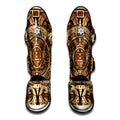 Tribal Maya Calendar Print Muay Thai Shin Guards