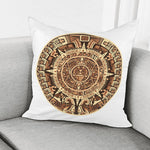 Tribal Maya Calendar Print Pillow Cover
