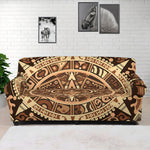 Tribal Maya Calendar Print Sofa Cover