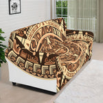 Tribal Maya Calendar Print Sofa Cover