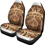 Tribal Maya Calendar Print Universal Fit Car Seat Covers