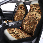 Tribal Maya Calendar Print Universal Fit Car Seat Covers