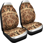 Tribal Maya Calendar Print Universal Fit Car Seat Covers