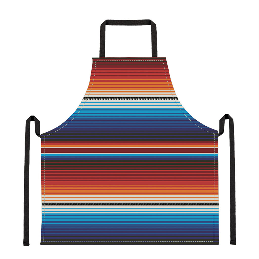 Tribal Mexican Blanket Pattern Print Apron