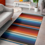 Tribal Mexican Blanket Pattern Print Area Rug